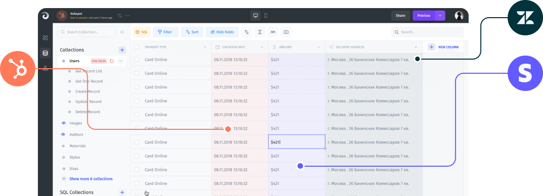 SmartSuite Integrations | Jet Admin | Jet Admin